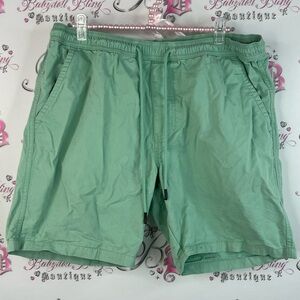 Blue black threads Shorts vintage Mint Green Casual Shorts tie up waist ties